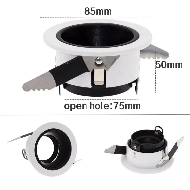 Afralia™ LED Downlight Mounting Frame for GU10 MR16 Spot Lighting