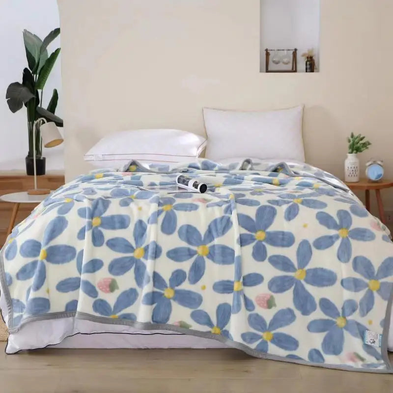 Afralia™ Thick Flannel Warm Lid Blanket