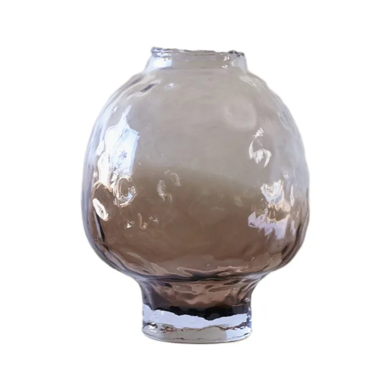 "Afralia™ Gradient Glass Vase for Flower Arrangement and Home Decoration"