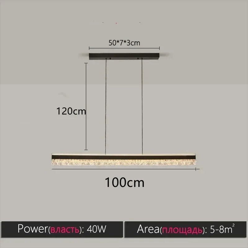 Afralia™ Nordic LED Pendant Chandelier for Home Decor, Living/Dining Room, Kitchen Bar