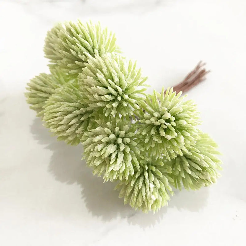 Afralia™ Green Plant Flower Cherry Stamen Berries Bundle for DIY Decor and Gifts