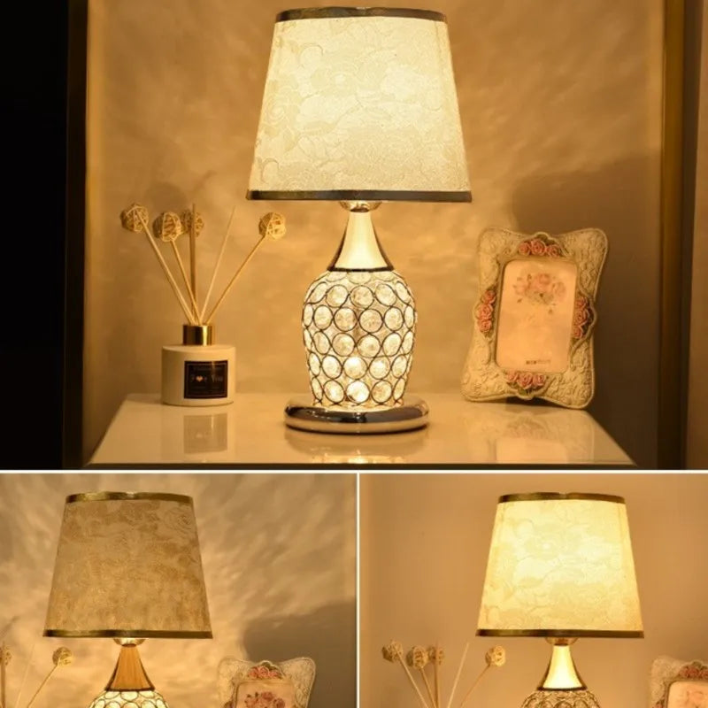 Afralia™ Crystal Bedroom Table Lamp: Modern, Romantic, Decorative Lighting