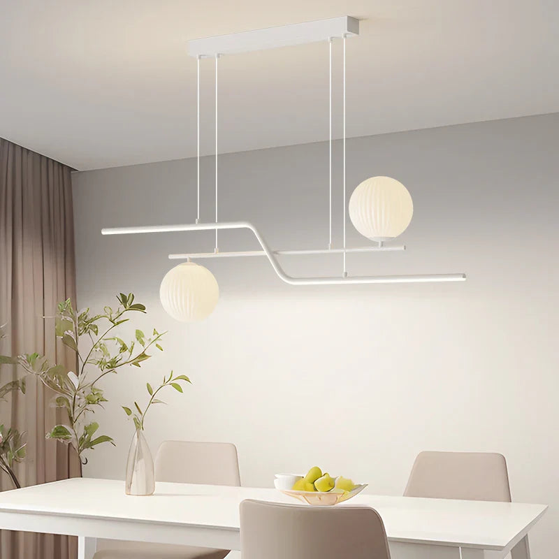 Afralia™ LED Chandelier: Modern Indoor Lighting for Living Room, Kitchen, Staircase