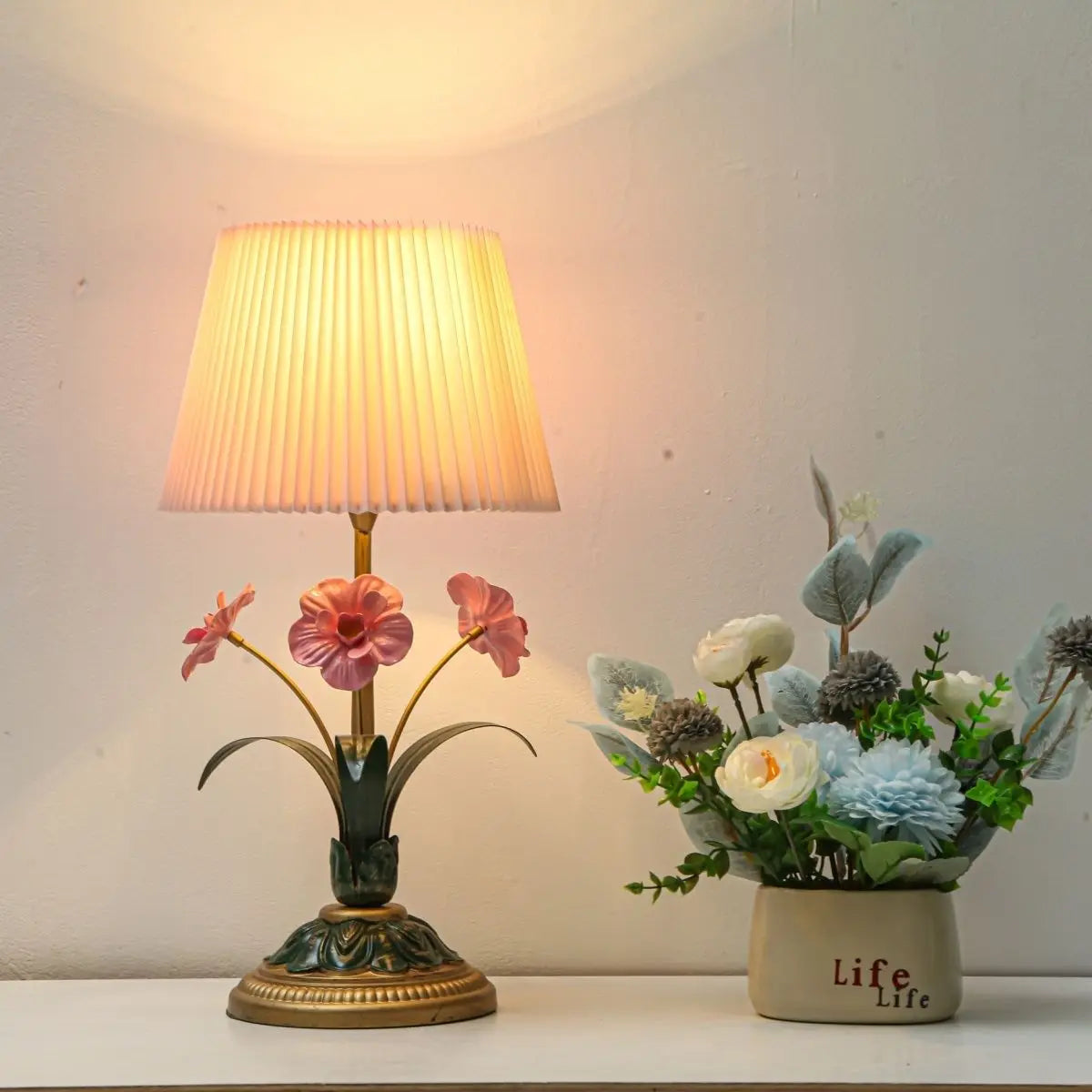 Afralia™ Pastoral Desk Lamp: Modern, Warm, and Retro Living Room Bedroom Decoration