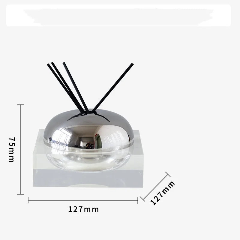 Afralia™ Golden Geometry Aromatherapy Diffuser - Room Decoration Figurine