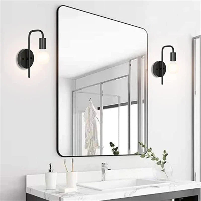 Afralia™ Minimalist Metal Wall Lamp: Modern Nordic Sconces for Bedroom, Indoor/Outdoor, Industrial Light