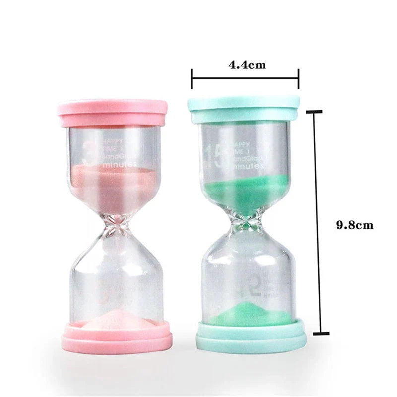 Afralia™ Hourglass Sand Timer Set for Kids | Home Decor Clock & Gift