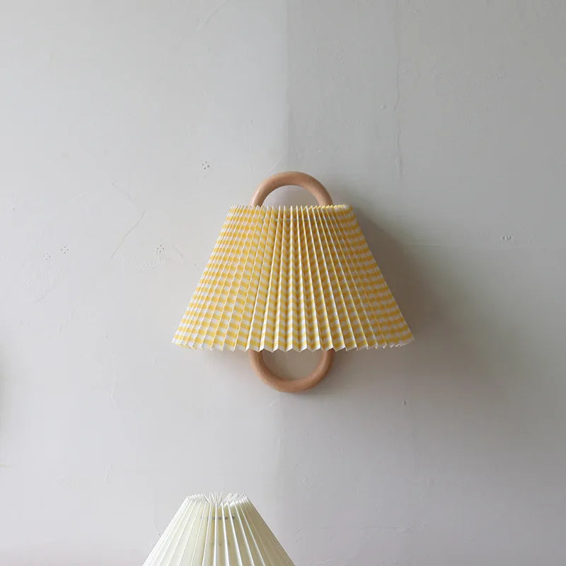 Afralia™ Beech Wood Wall Lamp: Retro Wabi-Sabi Style for Bedroom, Living Room, and Porch