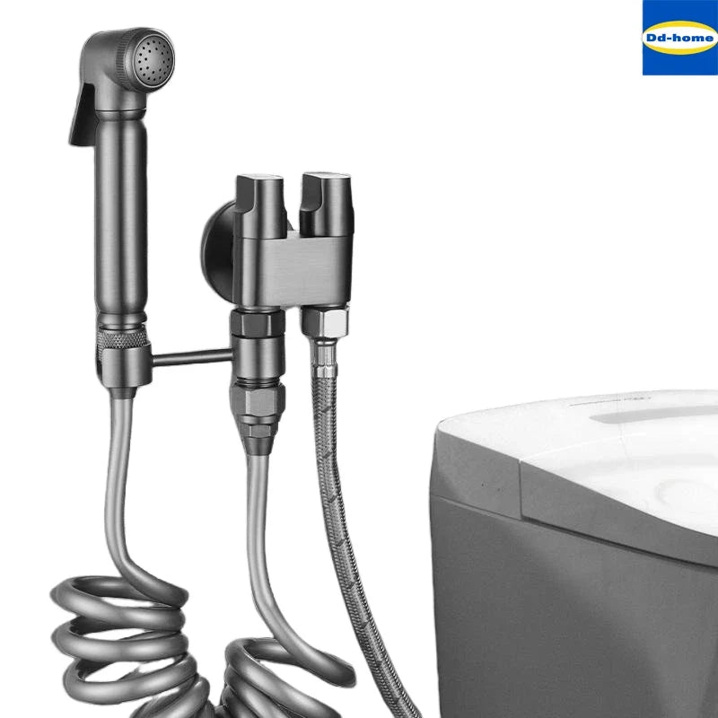 Afralia™ High Pressure Bidet Sprayer Set - Toilet Hygienic Shower Bathroom Accessories