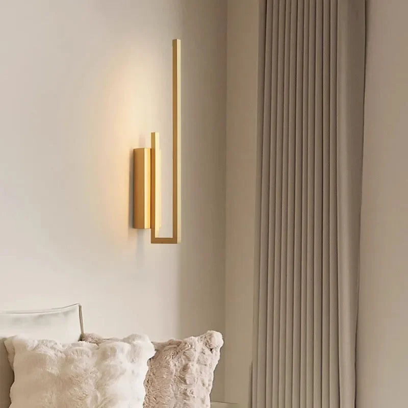 Afralia™ Brass Wall Sconce Dimmable Modern Lamp for Foyer, Bedroom, Restaurant, Aisle