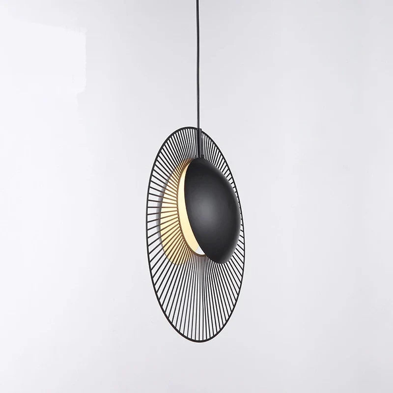 Afralia™ LED Pendant Light: Designer Forestier Oyster Lamp for Loft Bedroom Decor