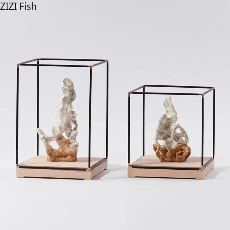 Afralia™ Taihu Stone Rockery Sculpture Coral Statue Decor Creative Modern Crafts