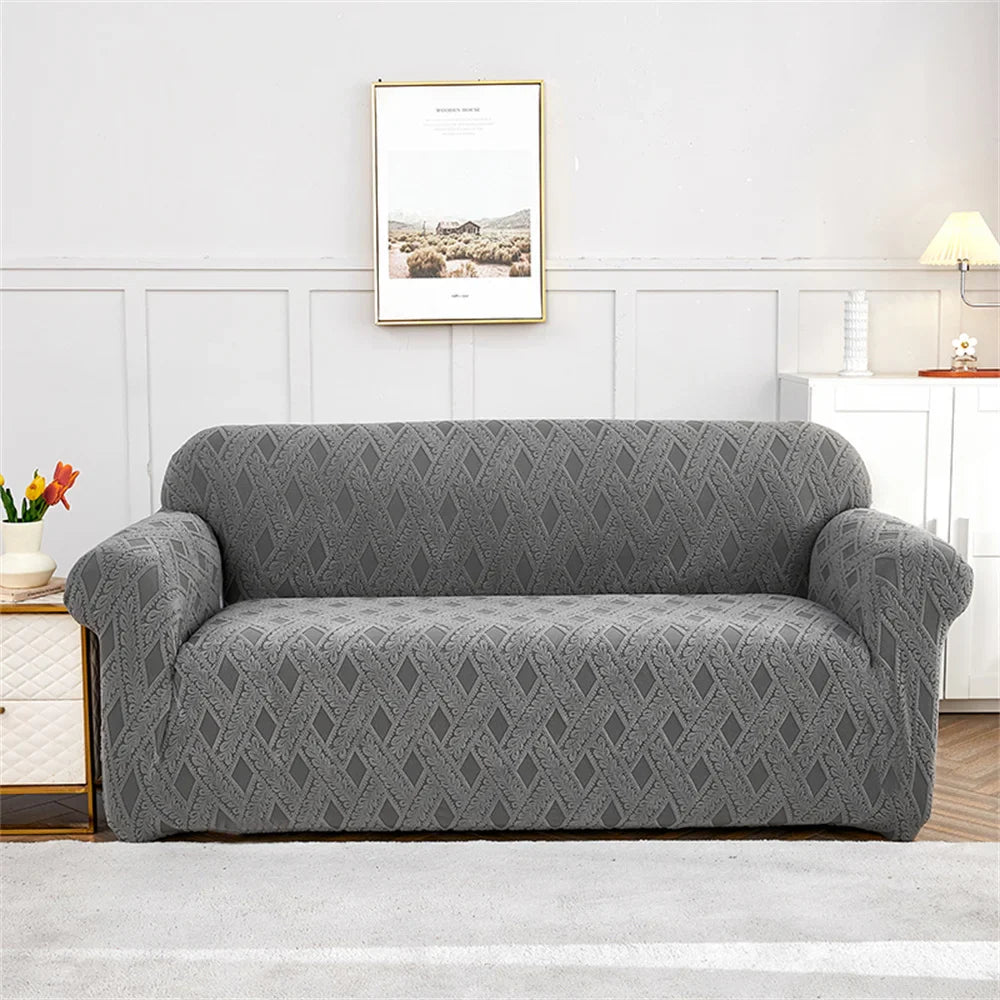 Afralia™ Thick Velvet Sofa Cover: 1/2/3/4 Seats Stretch Slipcover Protector
