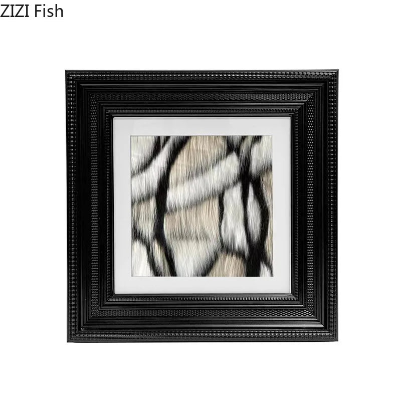 Afralia™ Abstract Modern Wall Art Hanging Decor Irregular Lines Relief Picture
