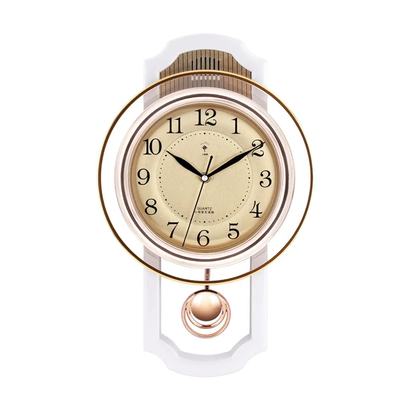 Afralia™ Vintage Silent Wall Clock Shabby Chic Home Decor