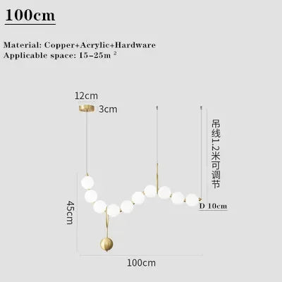 Afralia™ White Glass Ball Pendant Lights for Minimalist Dining Hall Stairwell Lighting