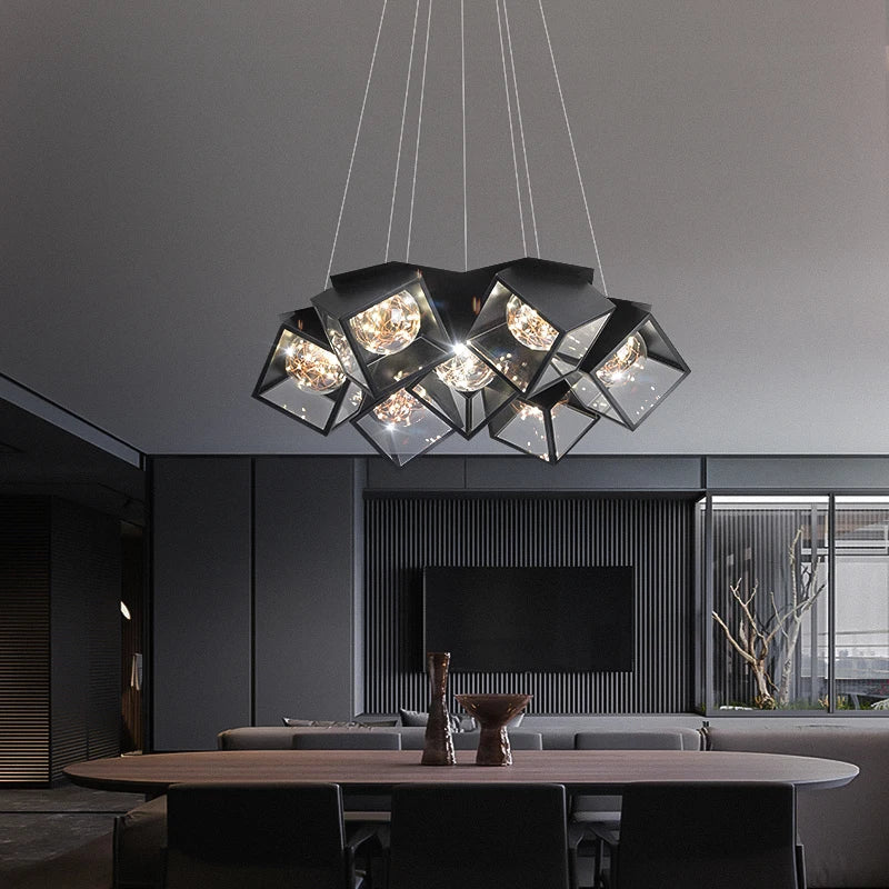 Afralia™ Nordic LED Ceiling Chandeliers Gypsophila Pendant Lights for Modern Home Décor