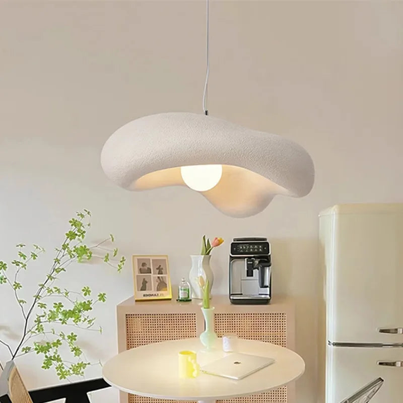 Afralia™ Creamy Style Pendant Light | Resin Dining Room LED Island Lamp