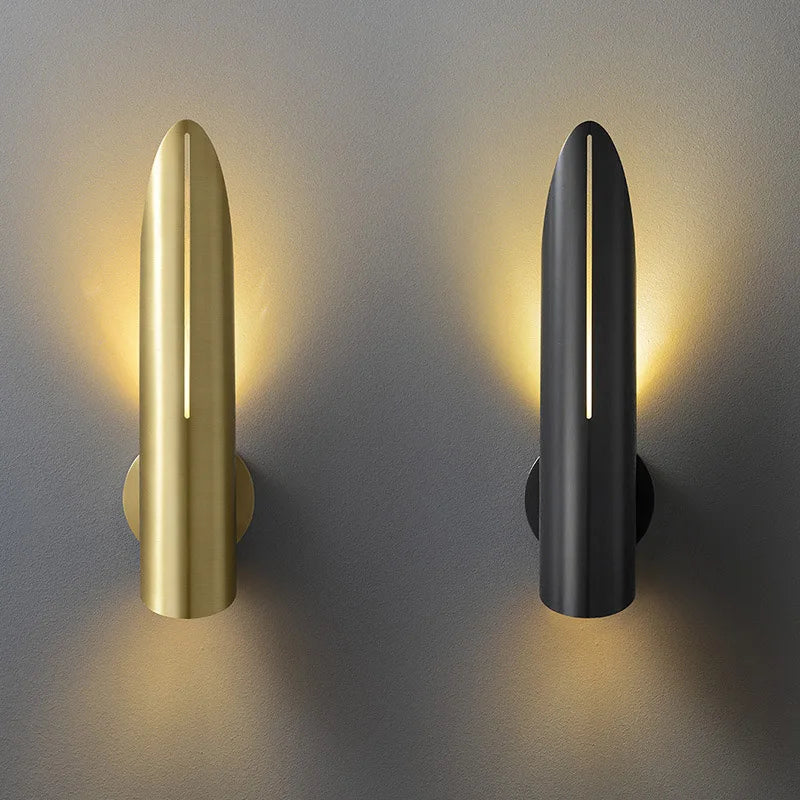 Afralia™ Nordic Minimalist Bullet Wall Lamp for Indoor Spaces