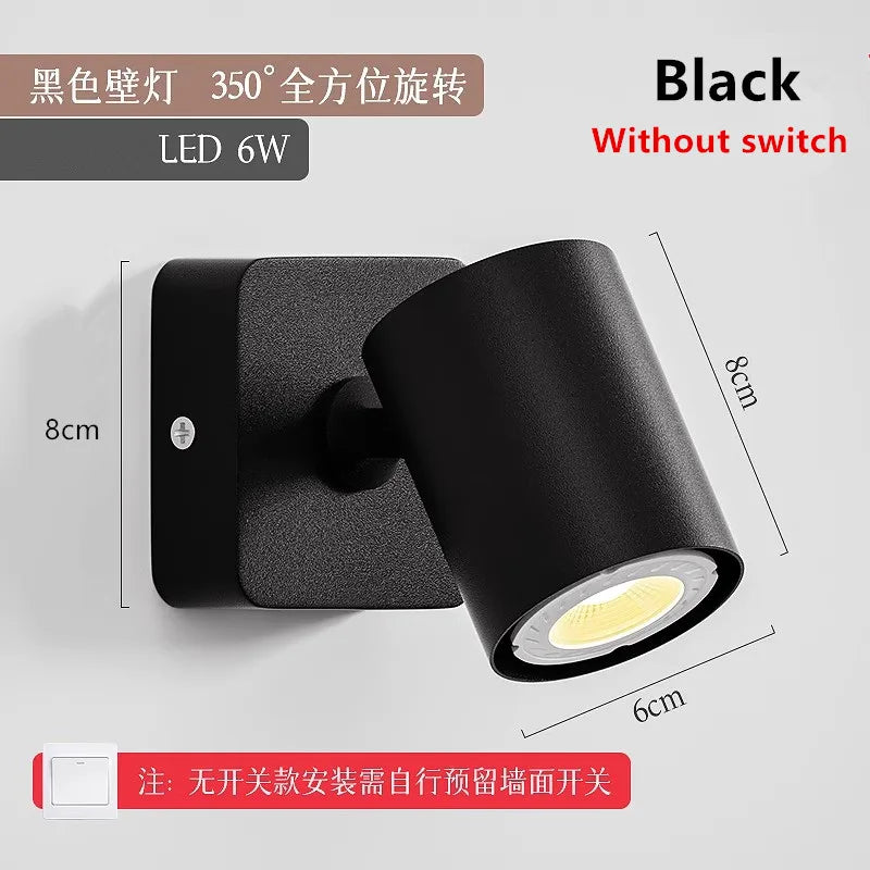 Afralia™ Modern LED Wall Lamp for Bedroom Minimalist Style