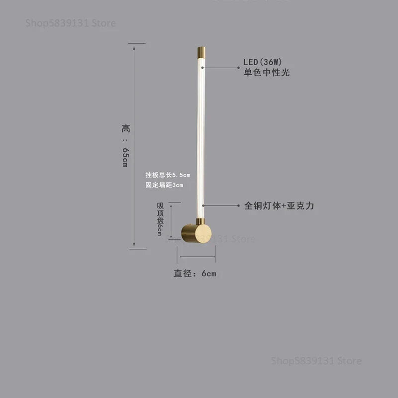 Afralia™ Modern Gold Geometric Wall Lamps for Bedroom and Living Room Lighting