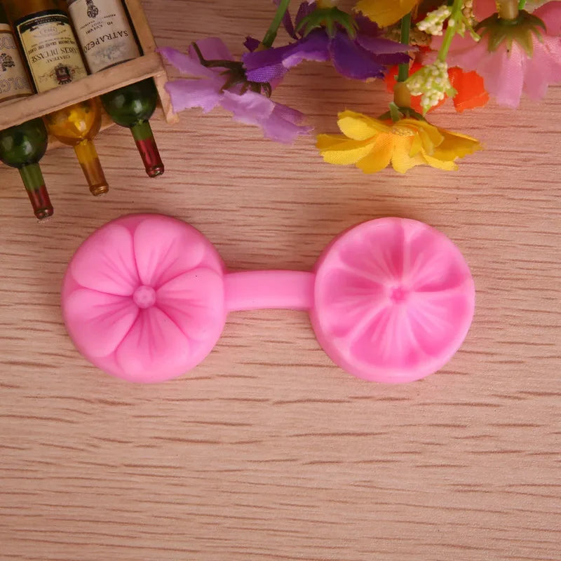 Afralia™ 3D Five Petals Flower Silicone Mold for Cake Decorating and Baking