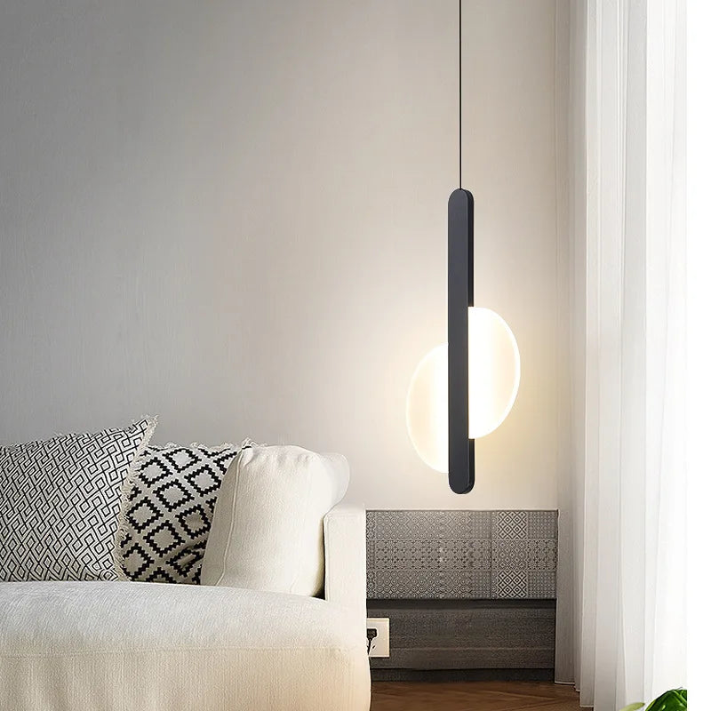 Afralia™ Nordic Adjustable LED Pendant Lights - Modern Acrylic Chandelier