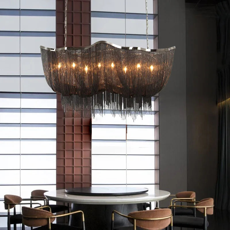 Afralia™ Luxury Nordic Style Chandelier for Dining Room, Living Room, and Bedroom