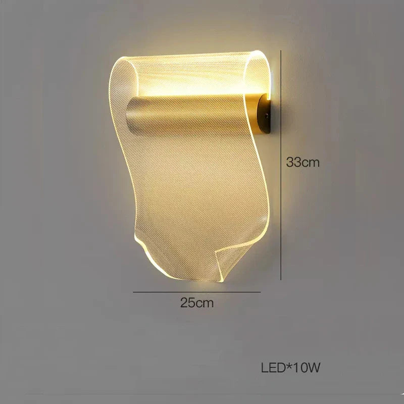 Afralia™ Modern Water Wave Acrylic LED Chandelier - Dining Room Pendant Light