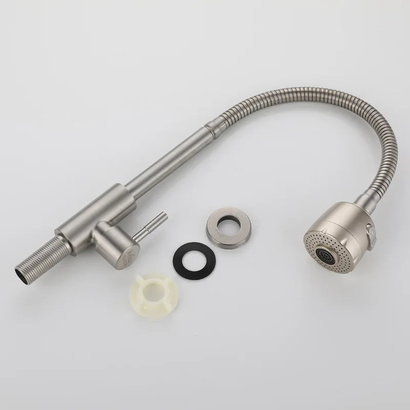 Afralia™ Stainless Steel Rotatable Sink Faucet