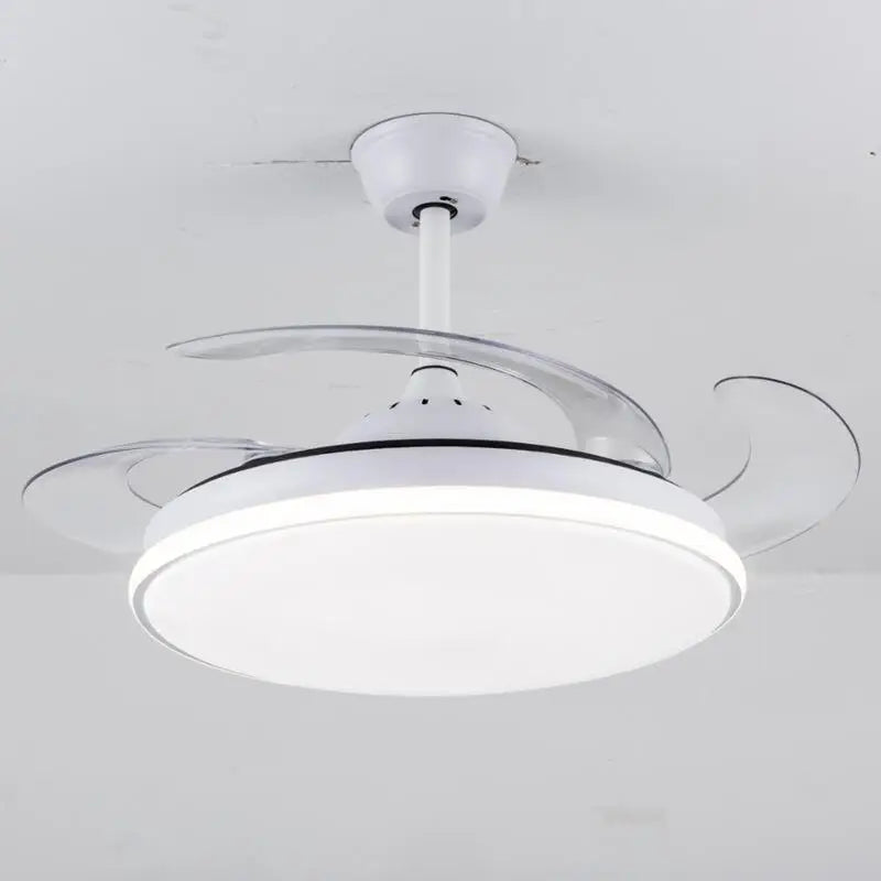 Afralia™ 3 Color LED Ceiling Fans with Remote Control, DC Motor, 36-48 Inch