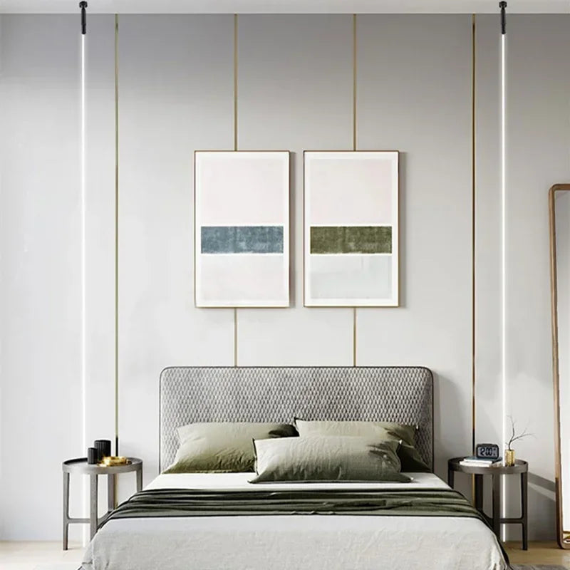 Afralia™ Minimalist Skyline LED Wall Lamp for Stylish Living Room Decor