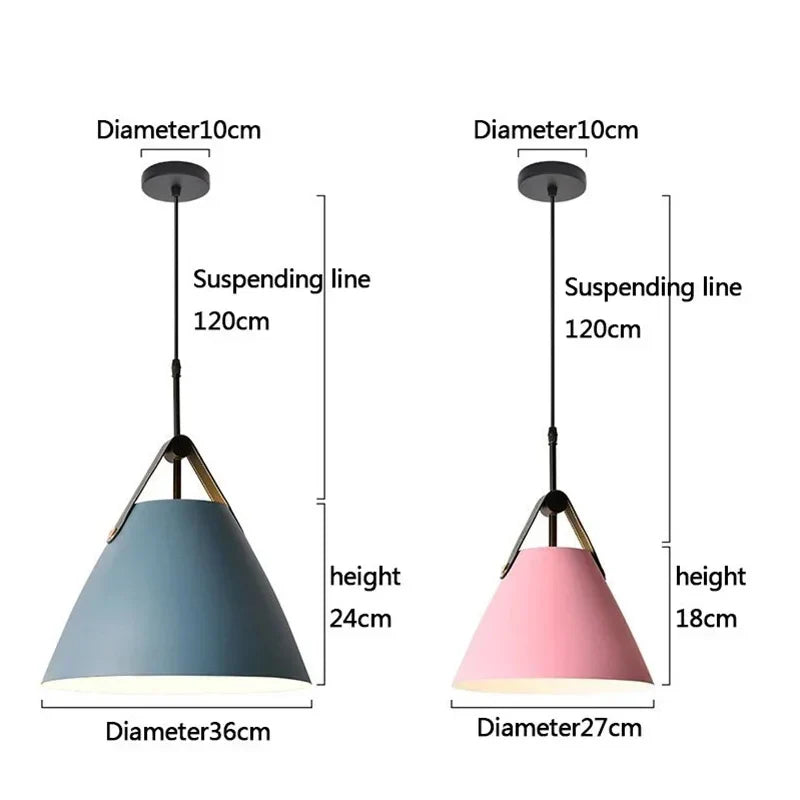 Afralia™ Modern LED Pendant Lights for Bedside and Bar Counters