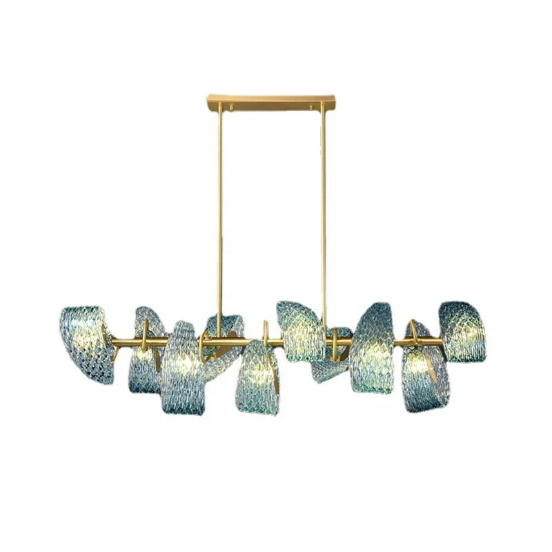 "Afralia™ Glass Chandelier for Modern Dining Room Decor 2024"