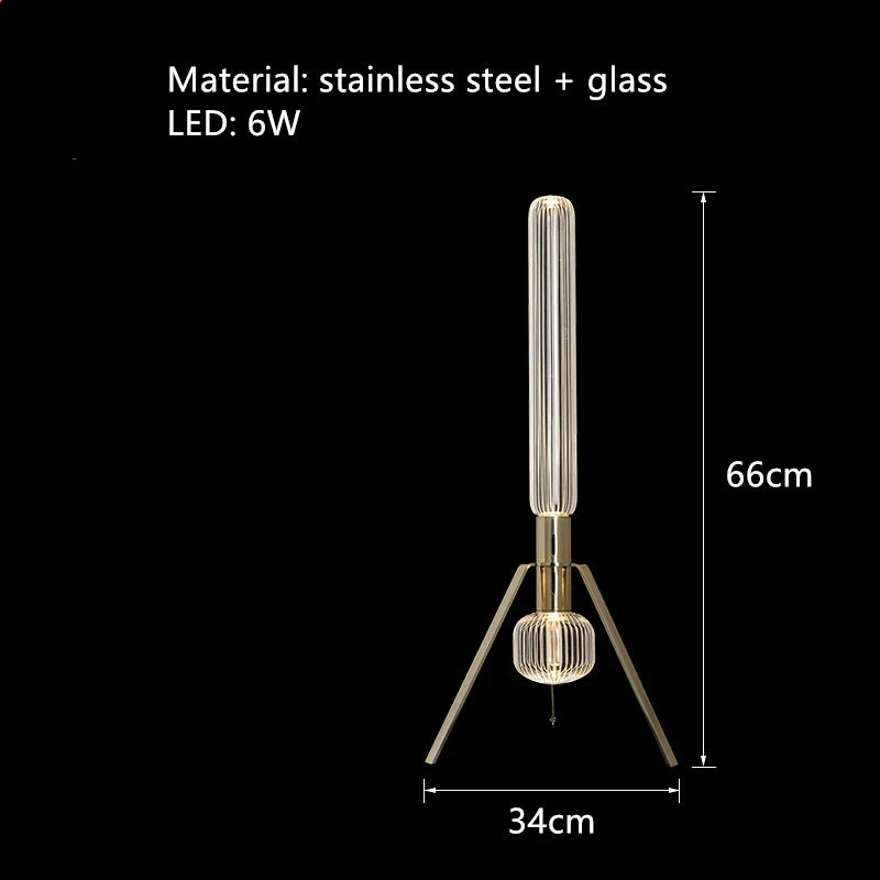 Afralia™ Glass Tubes Chandelier LED Pendant Lamp for Modern Luxury Lighting