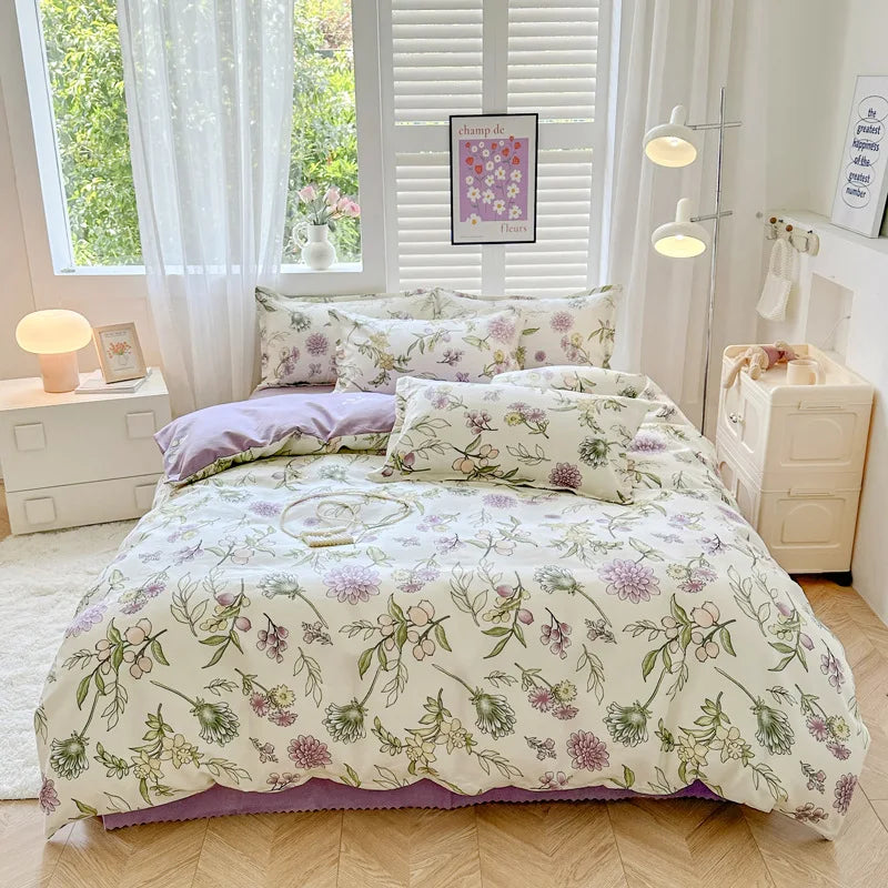 Afralia™ Geometric Pattern Quilt Cover: Non Pilling, Comfortable, Breathable Bedding for Seasons