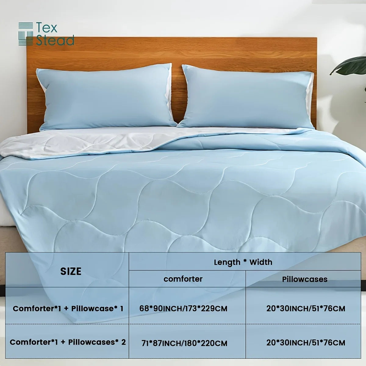 Afralia™ Cooling Comforter: Reversible All Season Down Alternative Duvet - Ideal for Hot Sleepers