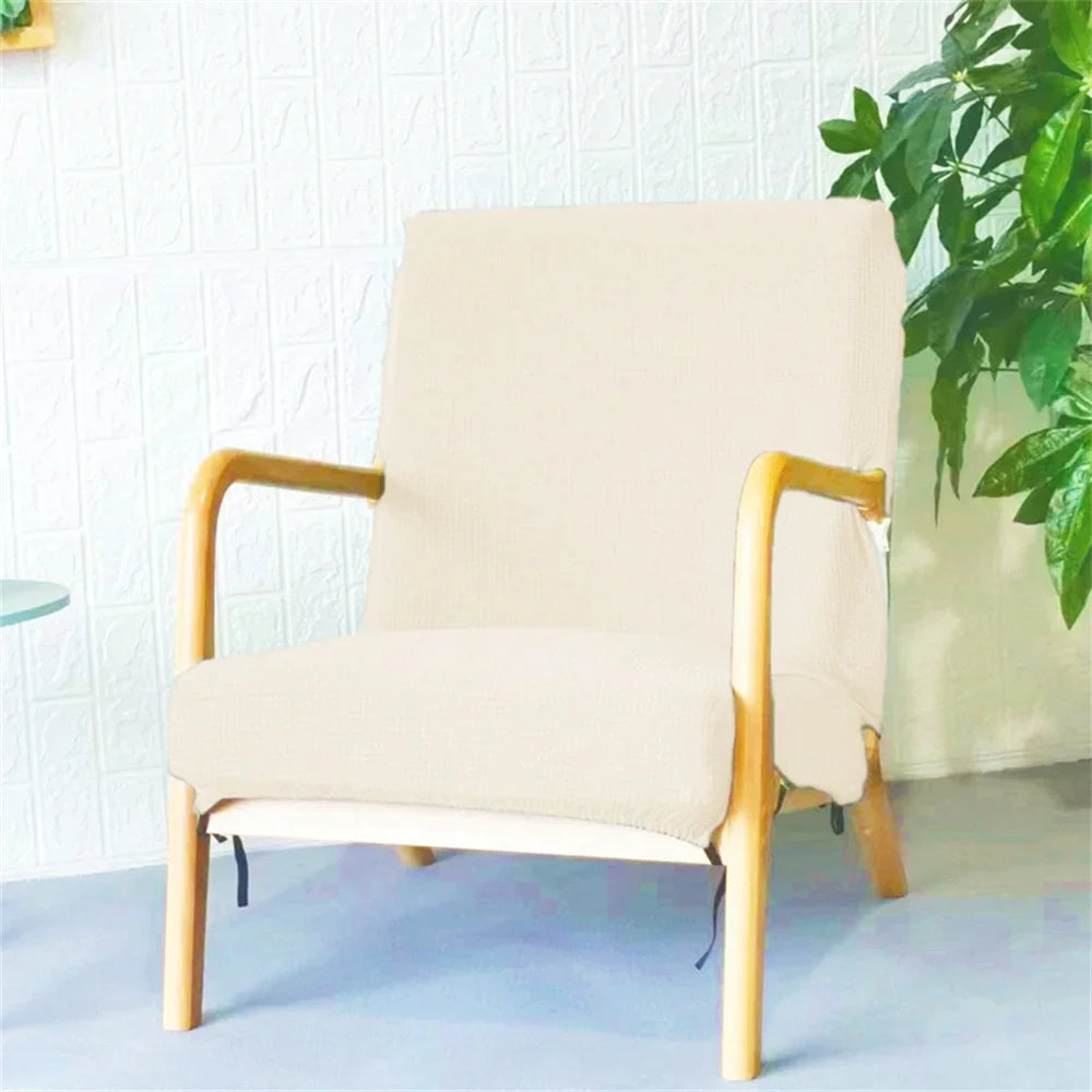 Afralia™ Jacquard Elastic Seat Cover Slipcover for Dining Room and Office Chairs