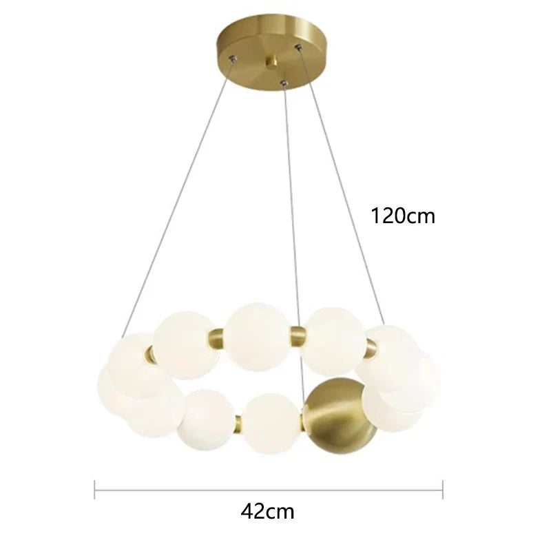 Afralia™ Modern LED Pendant Light Chandeliers for Living Room and Dining Room