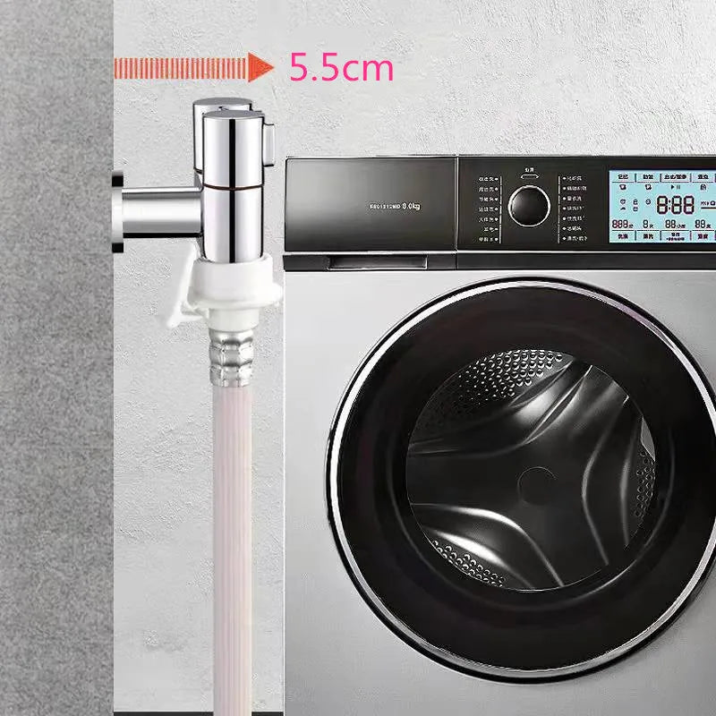 Afralia™ Brass Wall Mounted Bidet Faucet Set with Double Use, Limited Space Angle Valve