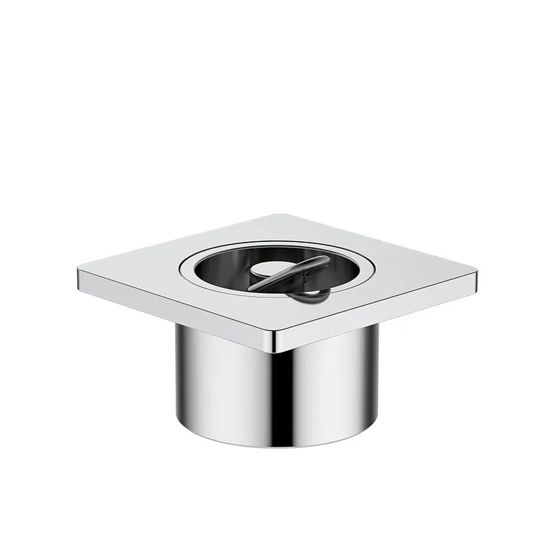 Afralia™ Brass Chrome Swimming Pool Fishbowl Drain, Superior Quality, High Waterflow