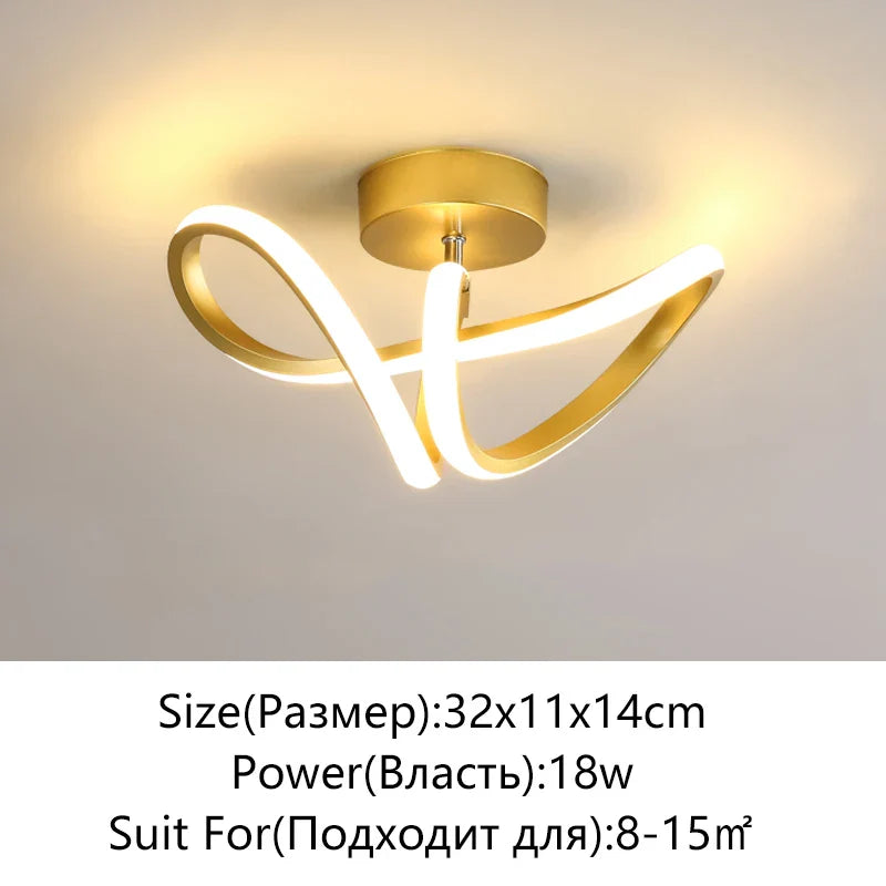 Afralia™ LED Surface Mounted Aisle Ceiling Lights for Home Lighting