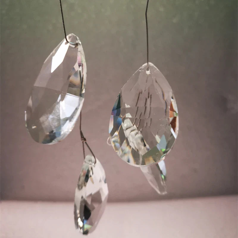 Afralia™ Crystal Branch Pendant Chandelier for Indoor Decoration Luminaria Fixtures