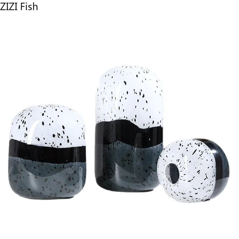 Afralia™ Glass Vase Hydroponics Flower Pot Gradient Desk Decor Room Aesthetic Elegant Vase