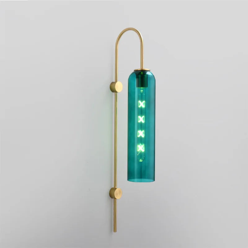 Afralia™ Glass Sconce Wall Lamp for Bedroom Living Room