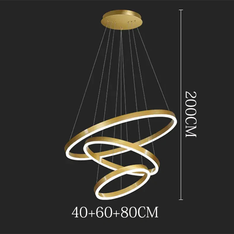 Afralia™ Modern LED Pendant Light for Living Room Dining Room Chandeliers Indoor Lighting