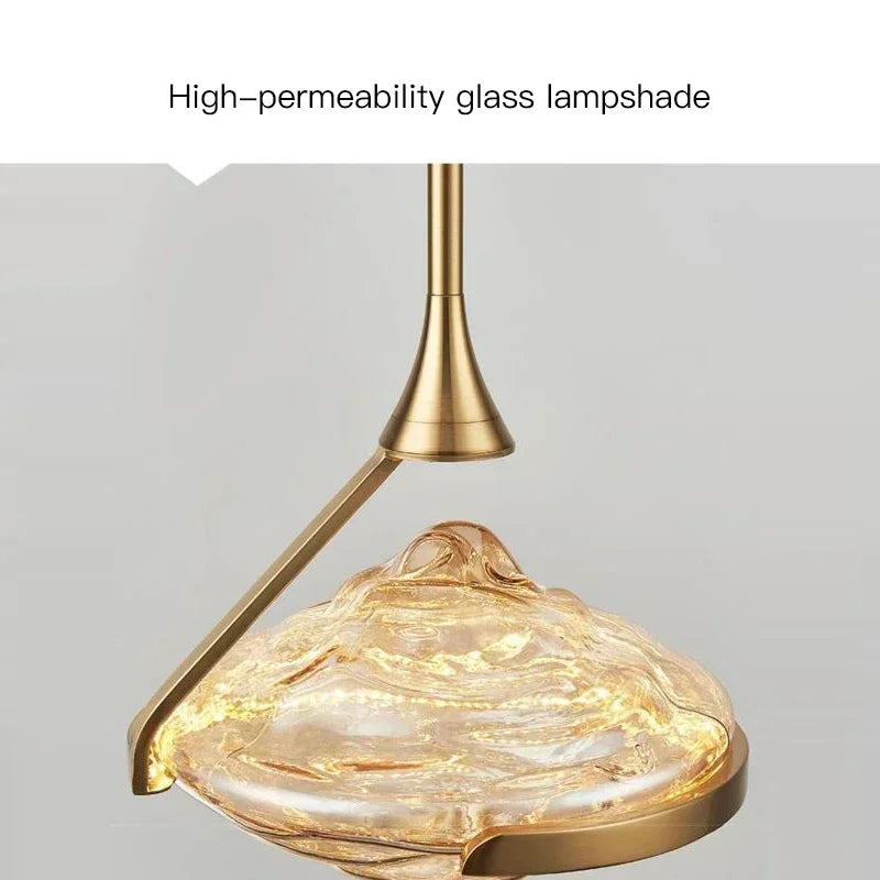 Afralia™ Gold LED Pendant Lamp: Modern Luxury Style for Bedroom, Living Room, Dining Room