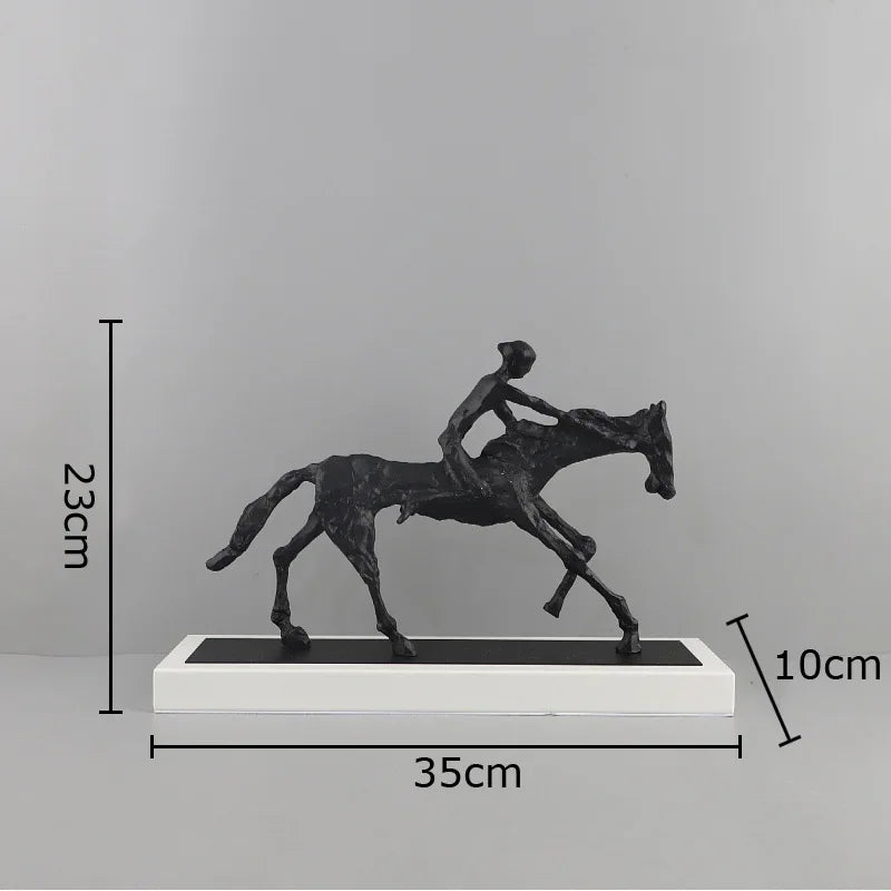 Afralia™ Modern Abstract Figures Sculpture for Desk Decor and Room Aesthetics