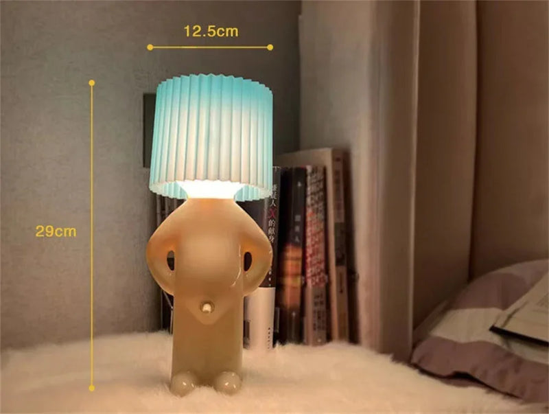 Afralia™ LED Pleats Table Lamp: Unique Bedroom Night Light for Reading, Kids Gift