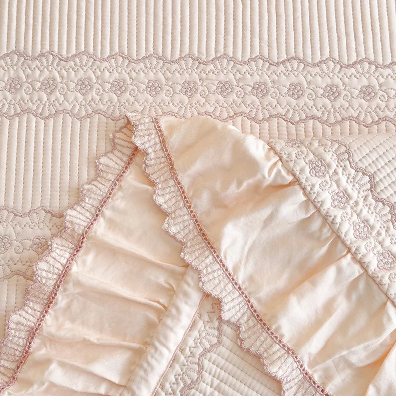 Afralia™ Silky Eucalyptus Fiber Summer Quilt Set - Soft, Cool & Quilted - 3Pcs
